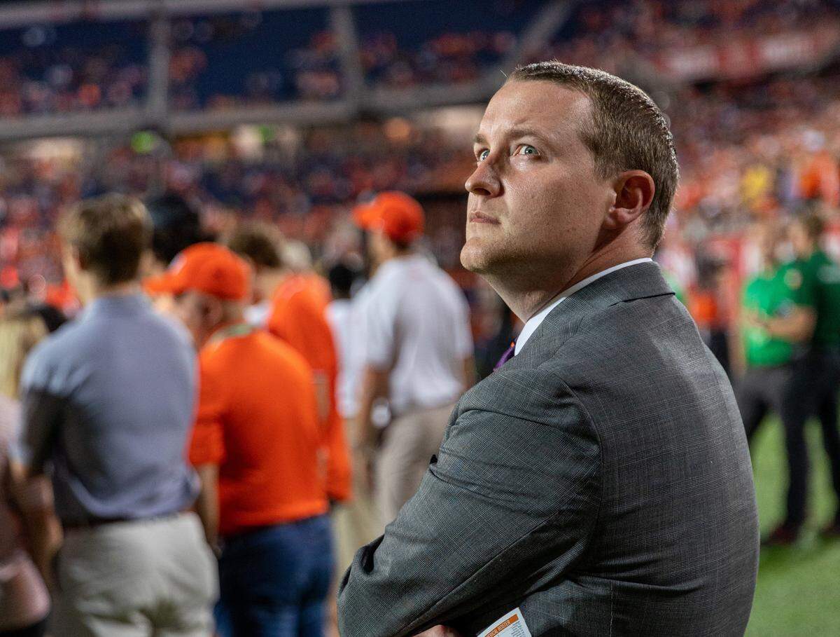 Ross Taylor has worked as Clemson football’s lead director of communications since 2018 after holding a similar role for the NFL’s Washington Redskins (now the Washington Commanders) from 2015-18.