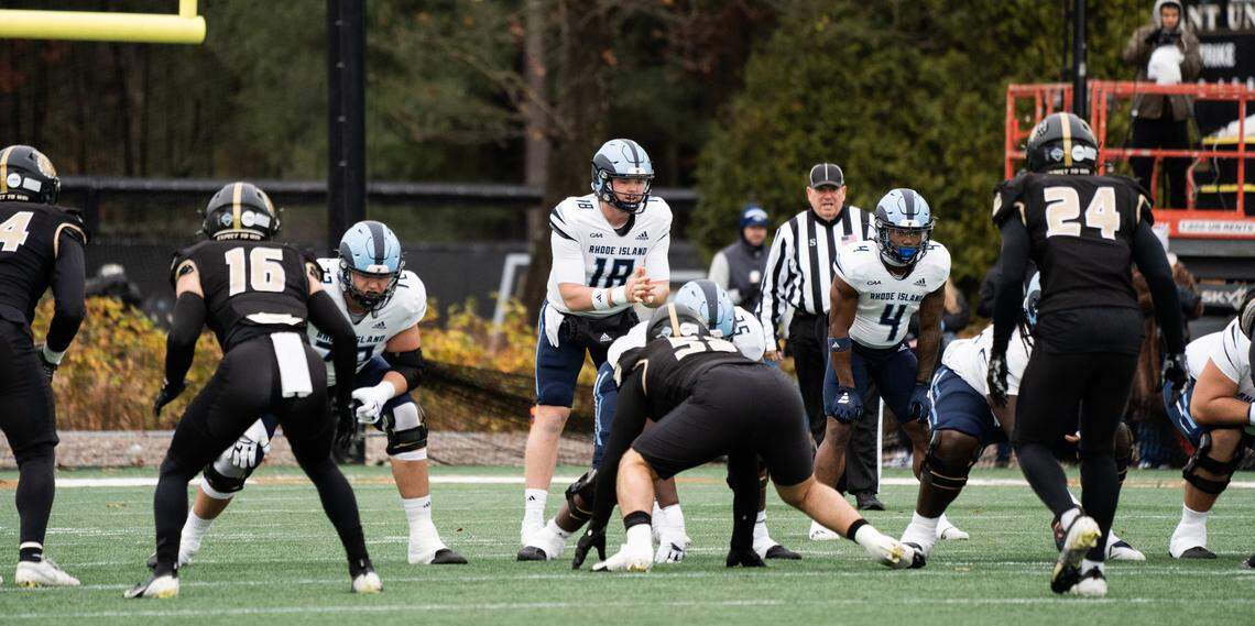 Former Clemson and current Rhode Island quarterback Hunter Helms