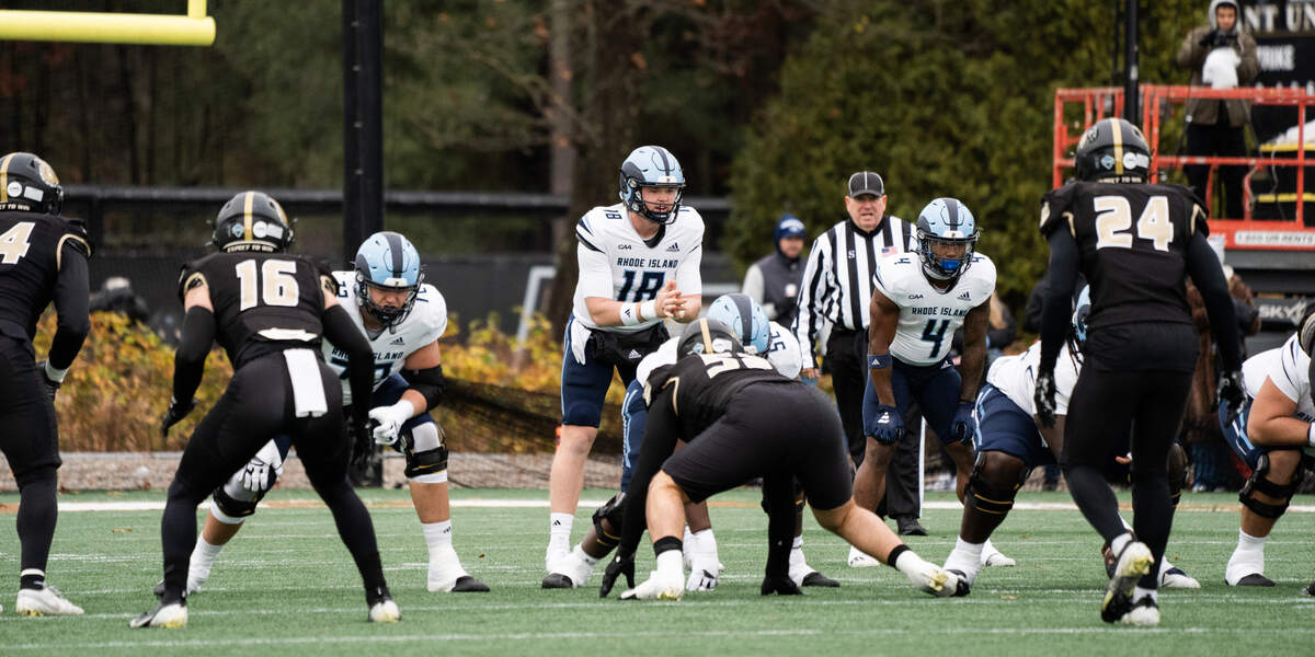 Former Clemson and current Rhode Island quarterback Hunter Helms