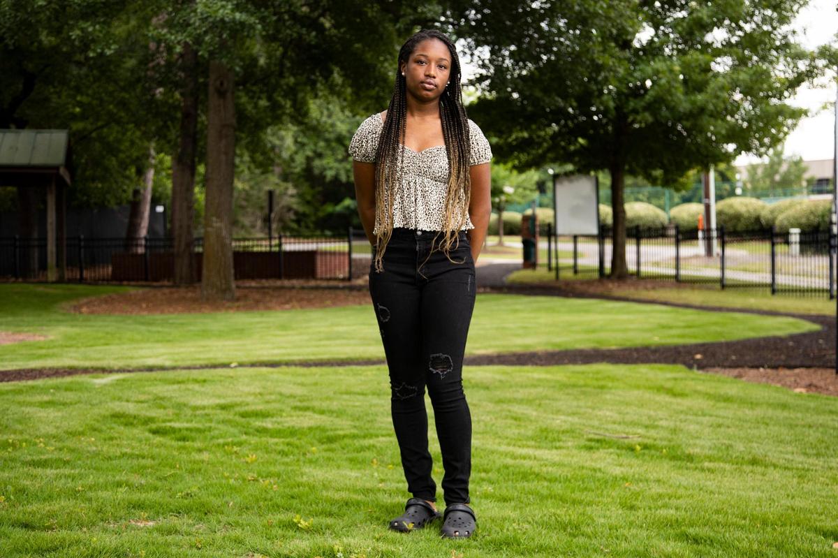 Camryn Philson poses for a portrait on Thursday, June 18, 2020. Philson organized the Million Teen March in Columbia.