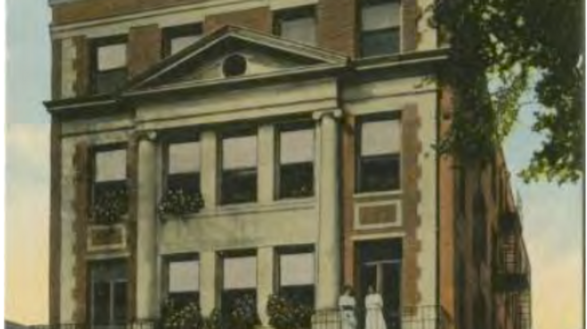 A 1933 postcard showing the historic Lutheran Board of Publication Building at 1619 Sumter St. It later became the Glenwood Hotel. There are plans to redevelop the building back into a boutique hotel.