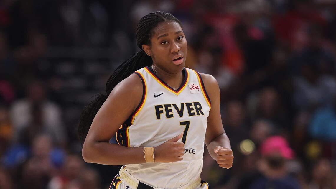 Aliyah Boston #7 of the Indiana Fever 