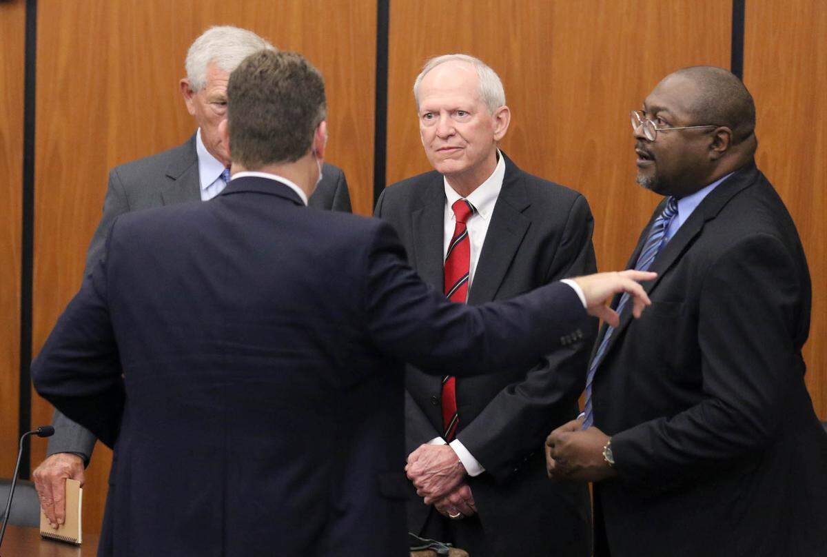 State Judge Carmen Mullen sentenced Jim Harrison to 18 months in prison for public corruption. Harrison was a former chairman of the House Judiciary Committee.