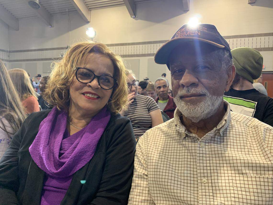 Cookie 69, and Rochell Dean, 71, of Spartanburg, S.C. are supporting Tom Steyer in the Democratic Presidential primary.