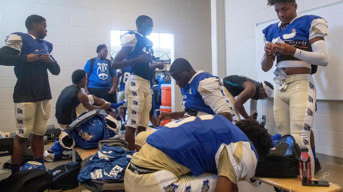 Allen football revival takes big step with first game. Now Jackets are ready for more