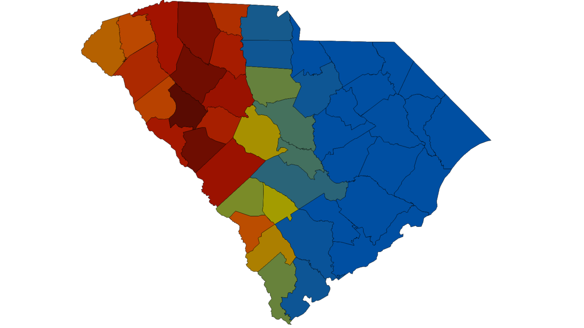 There remained more than 625,000 power outages in South Carolina, as of the morning of Oct. 1, following the aftermath of Hurricane Helene.