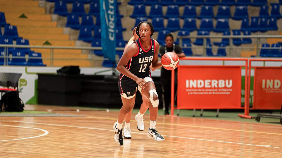 Joyce Edwards helped lead Team USA to an 11th straight U18 FIBA AmeriCup gold medal on Sunday in Colombia, taking home the tournament’s MVP award as her team’s leading scorer