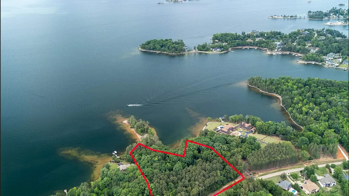 An undeveloped lot on Lake Murray near Pine Island is up for sale for $6.5 million.