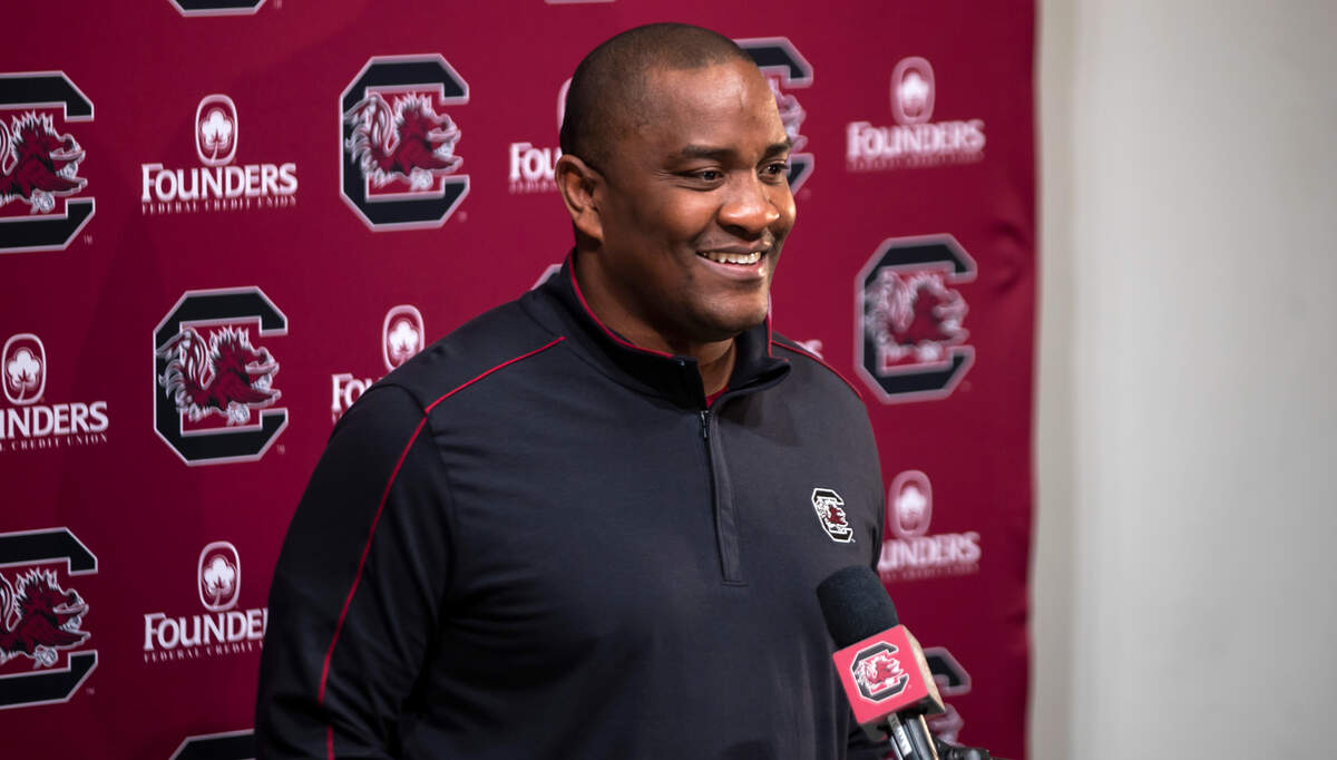 South Carolina defensive coordinator Clayton White