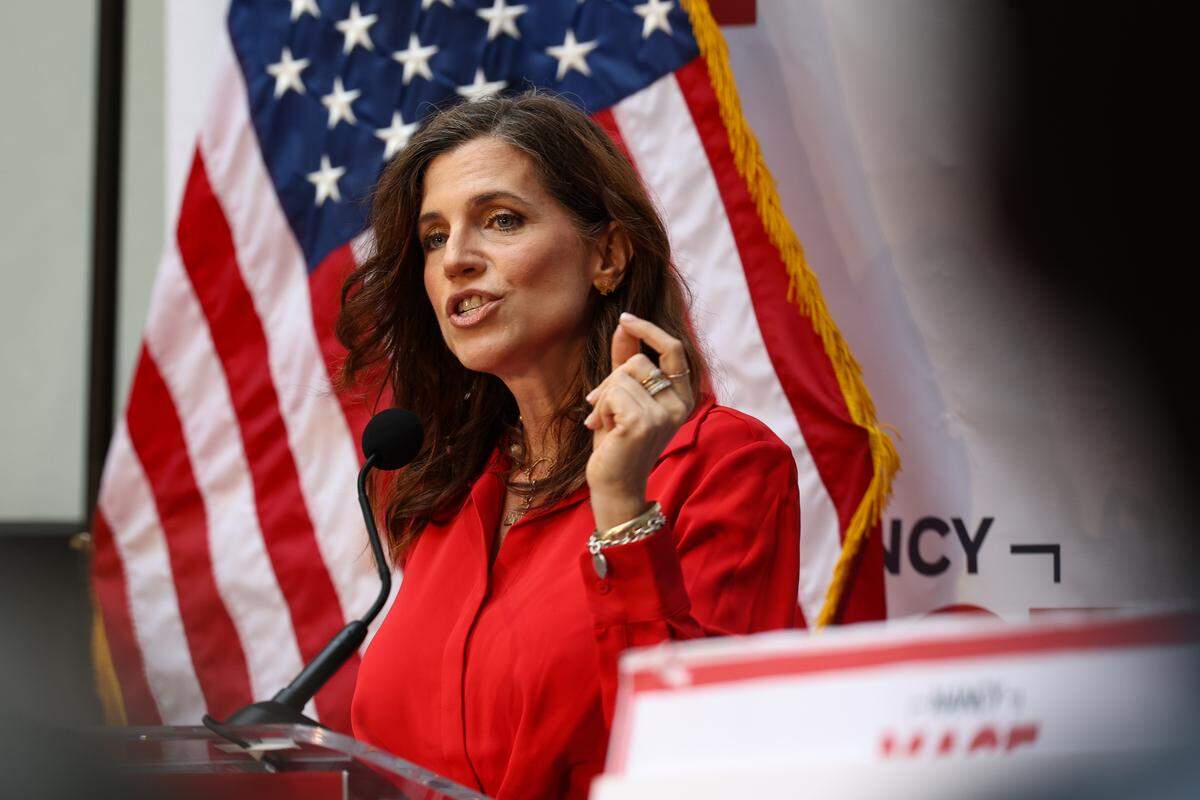 Nancy Mace announces that she will run for South Carolina Governor during a press conference at the Citadel in Charleston on Monday Aug. 4, 2025.