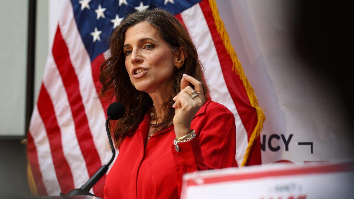 Nancy Mace announces that she will run for South Carolina Governor during a press conference at the Citadel in Charleston on Monday Aug. 4, 2025.