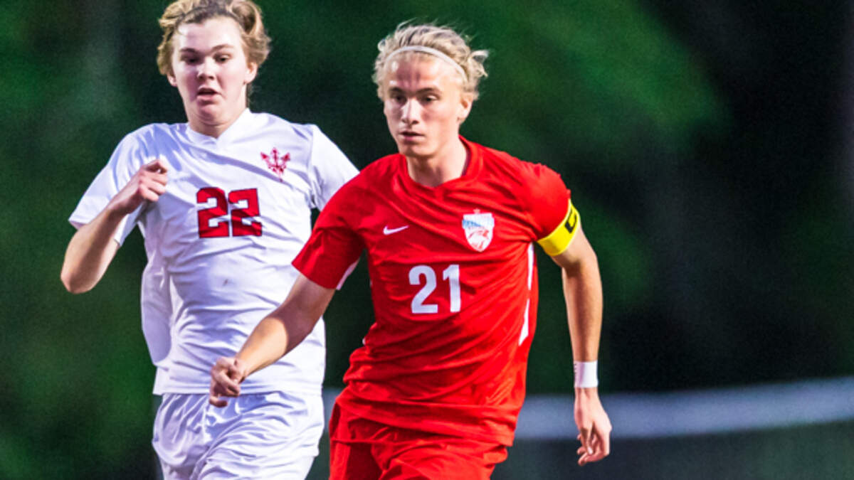 Jackson Price of AC Flora (21) was one of the Midlands players picked for SC Soccer Coaches All-State team
