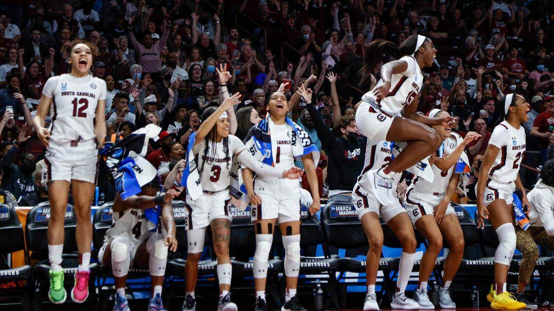 Mighty in March Madness: No. 1 Gamecocks throttle No. 16 seed Howard in opener