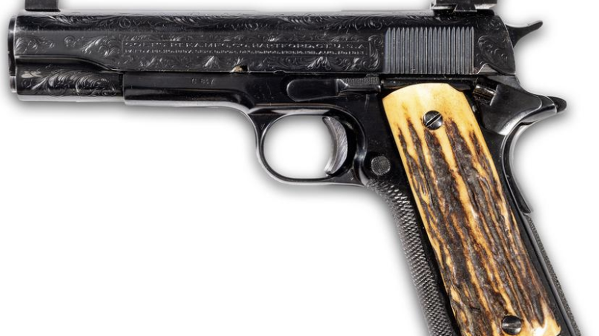 The gun Al Capone carried for personal protection will be auctioned in May.
