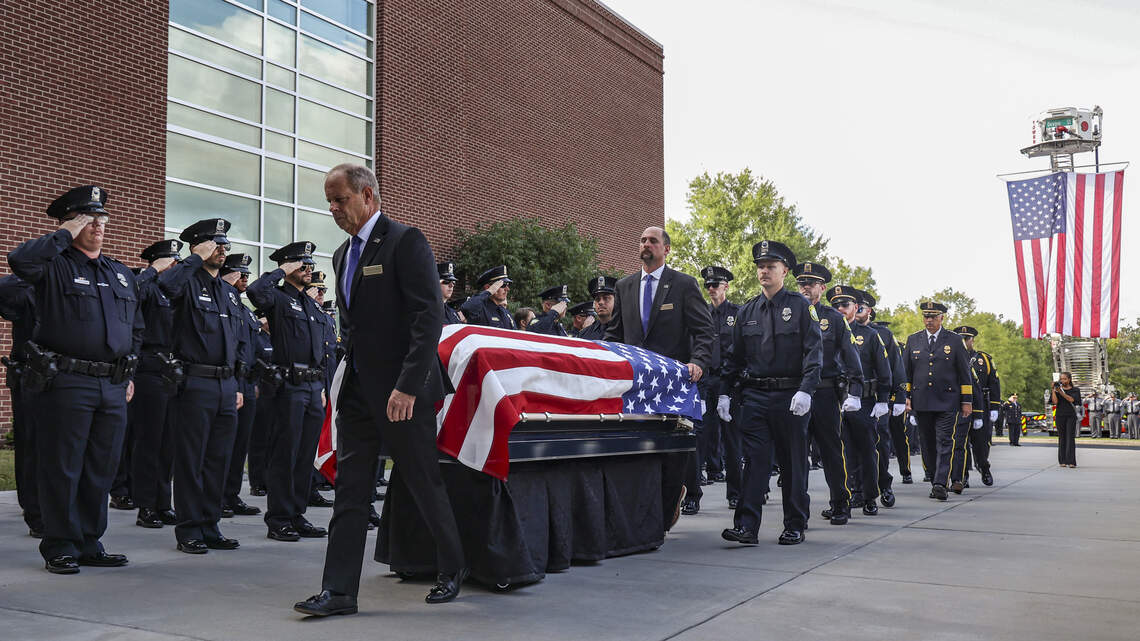 Christopher DeLong honored as ‘our hero’ for his sacrifice as he was laid to rest