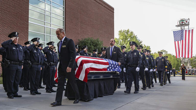 Christopher DeLong honored as ‘our hero’ for his sacrifice as he was laid to rest