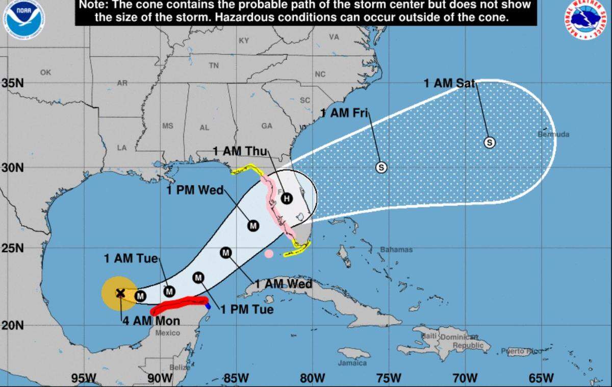 A look at the forecast for Hurricane Milton.