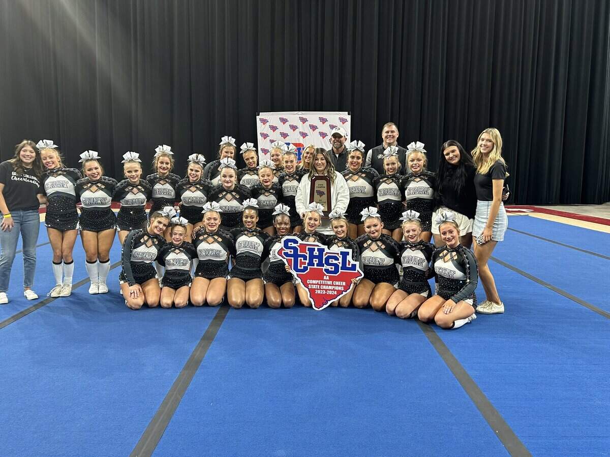 Gray Collegiate won the Class 2A competitive cheerleading championship on Saturday, Nov. 18, 2023.
