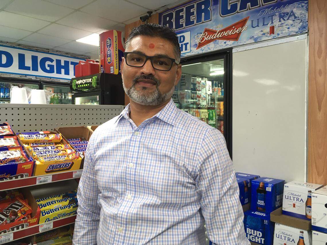 CJ Patel is the owner of KC Mart No. 7 in Simpsonville.