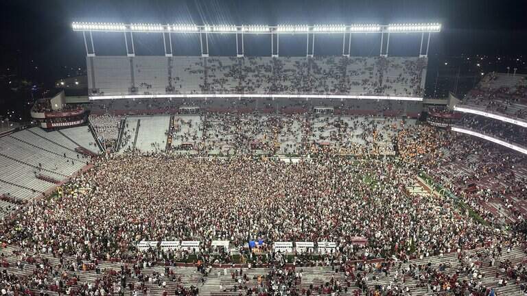 How much storming field will cost South Carolina after Tennessee win