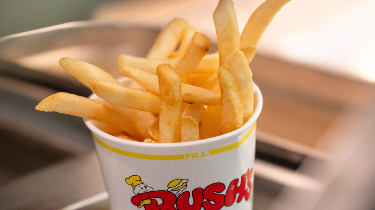 Fries are ready to eat at the Rush’s location in West Columbia on Tuesday, August 5, 2025. Rush’s tried a new recipe and supplier for french fries earlier this year, and after public outcry, returned the previous fries.