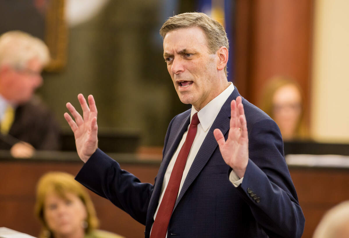 11th Circuit Solicitor RIck Hubbard gives the state’s closing argument during the murder trial of Timothy Jones at the Lexington County Courthouse.