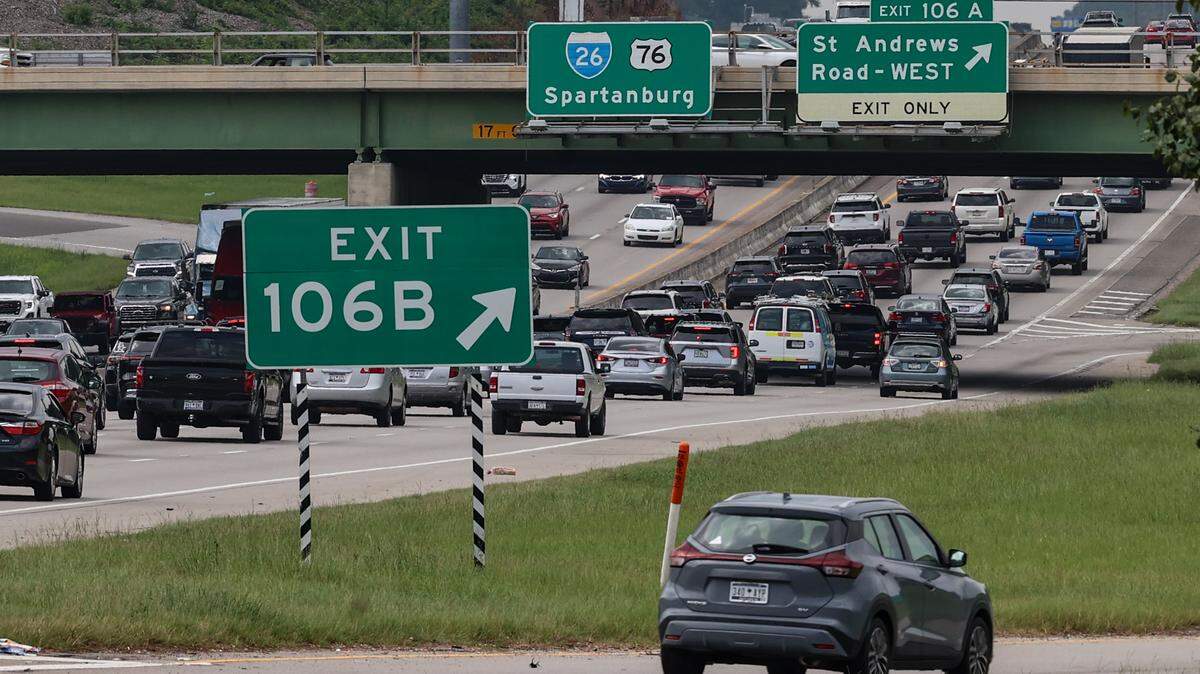 The area around Interstate 26 and St. Andrews Road had one of the highest numbers of reported accidents in Lexington County in 2023. The area, known as Malfunction Junction is being redesigned to accommodate higher traffic flow.