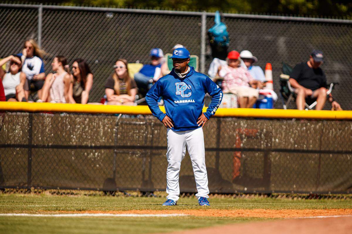 PC baseball coach Elton Pollock
