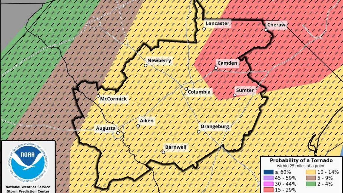 Strong storms expected in the Midlands, more threatening weather forecast Monday