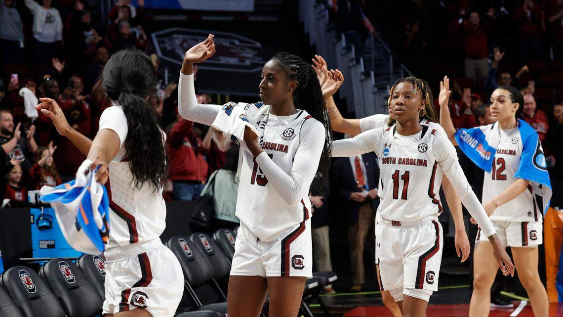 Hello, Sweet 16! No. 1 Gamecocks battle past USF Bulls to advance in NCAAs