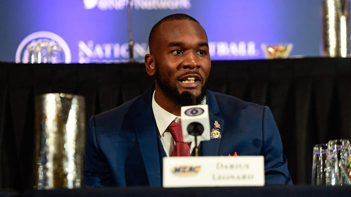 'So much joy, tears': SC State's Darius Leonard drafted by NFL's Colts