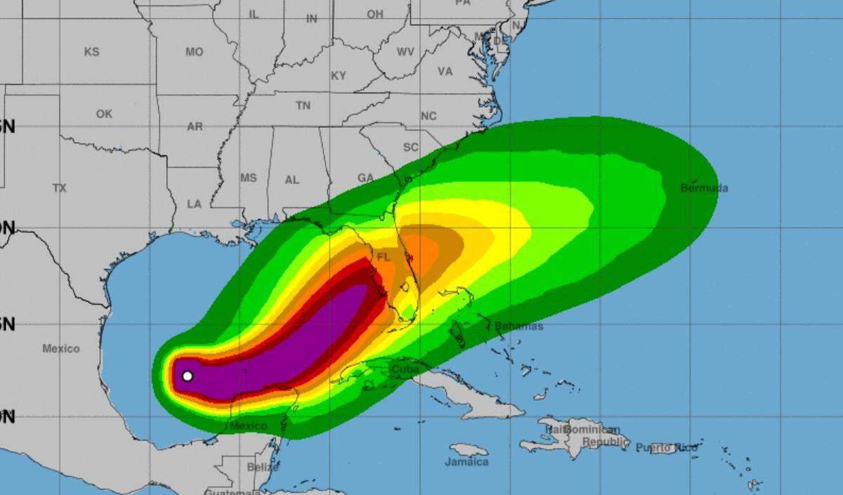 A look at the forecast for Hurricane Milton.