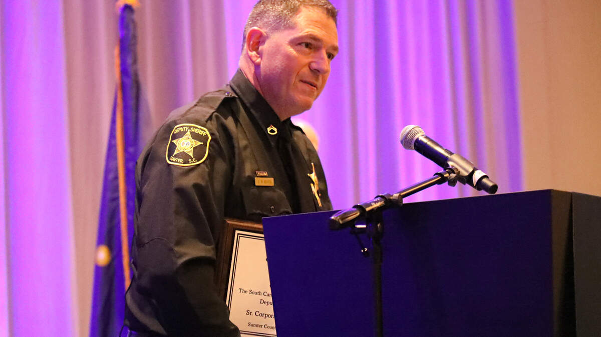 The SC Sheriffs’ Association named Sumter County Deputy Gary Beaver its deputy of the year.