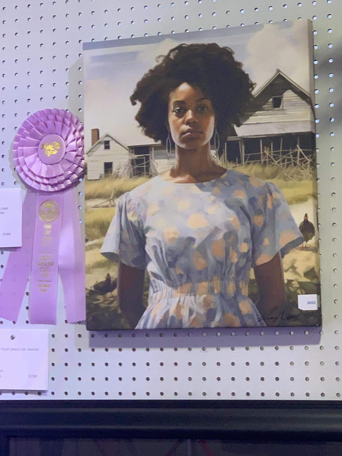 Terrance Washington’s “Country Girl” on display at the 2024 S.C. State Fair