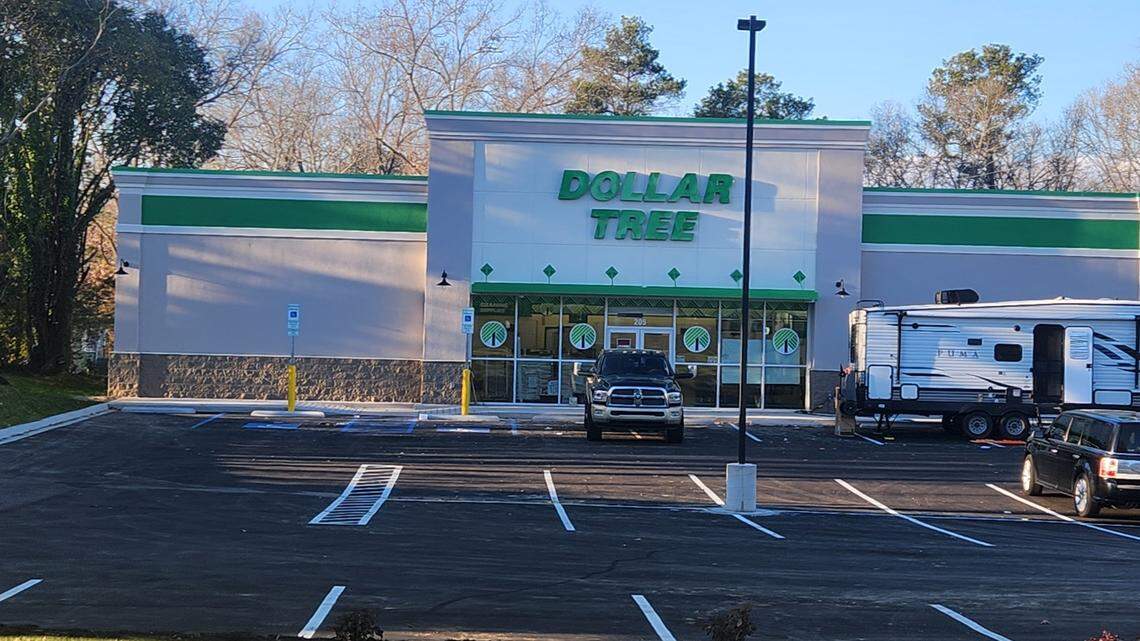 A new Dolar Tree is being prepped in the 200 block of Travis Avenue in Saluda, SC.