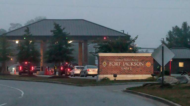 Traffic backed up on highway because of change at Fort Jackson, Army says