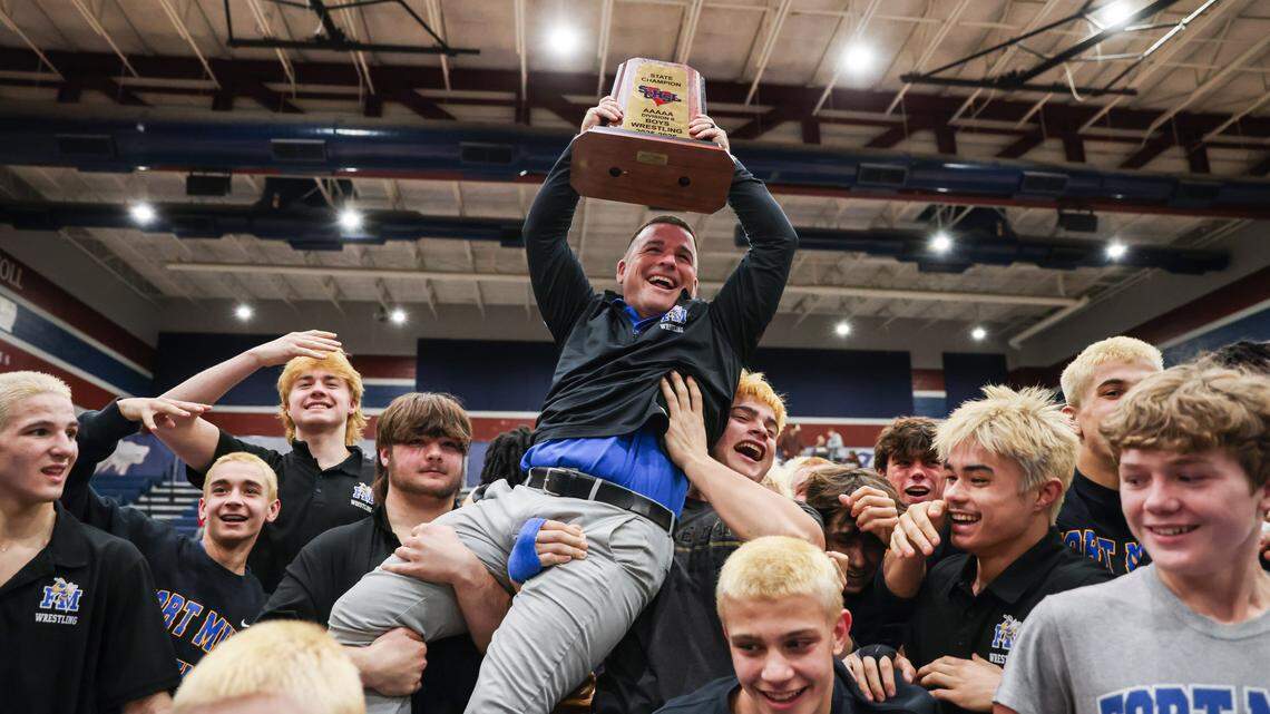 Fort Mill wrestling caps unbeaten season with fourth straight SC state title