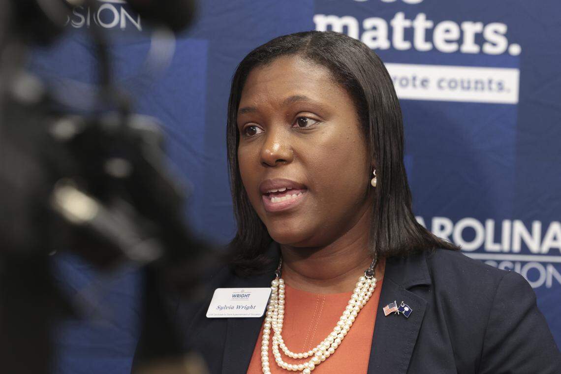 Sylvia Wright, a former educator, is running for state superintendent as a Democrat.