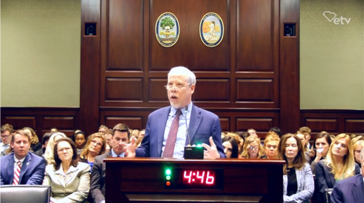 Creighton Waters, who prosecuted Alex Murdaugh for a double murder, argues at the S.C. Supreme Court on Feb. 11, 2026.