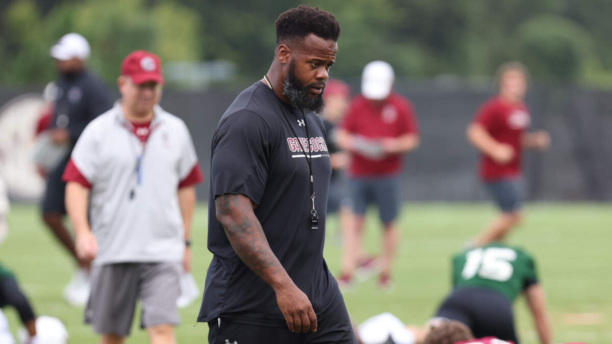 South Carolina assistant strength and conditioning doach Jamil Walker