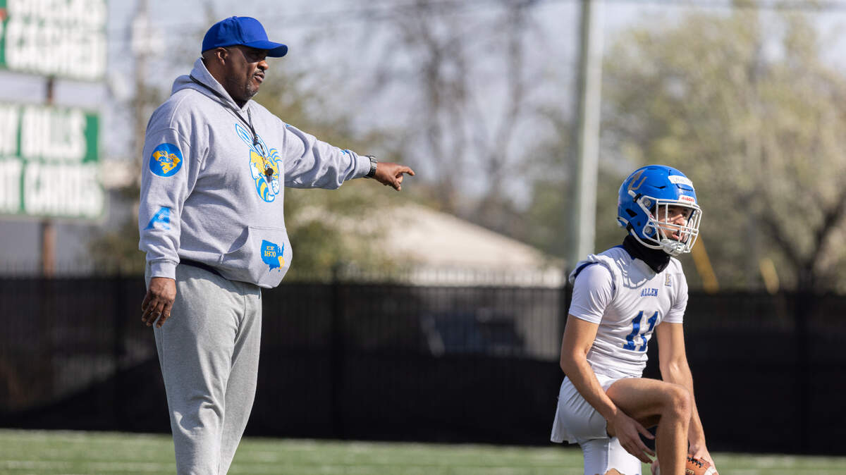 Allen University head football coach Cedric Pearl 