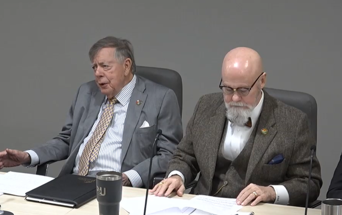 S.C. Department of Natural Resources board chairman Norman Pulliam, left, is retiring after nearly two decades on the board. Agency director Tom Mullikin is on the right.