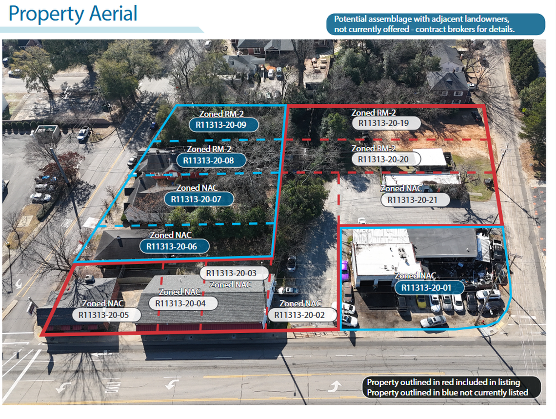 NAI Columbia has listed property on Rosewood Drive between Publix and Walgreens for sale for $1.4 million.