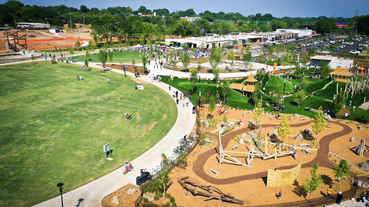 Unity Park in Greenville has cost $66 million so far.