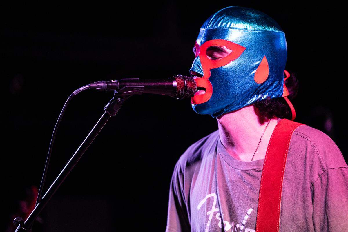 Leo Niño, a local band, performs inside New Brookland Tavern during the St. Pat’s in Five Points festival in Columbia, South Carolina on Saturday, March 15, 2025.