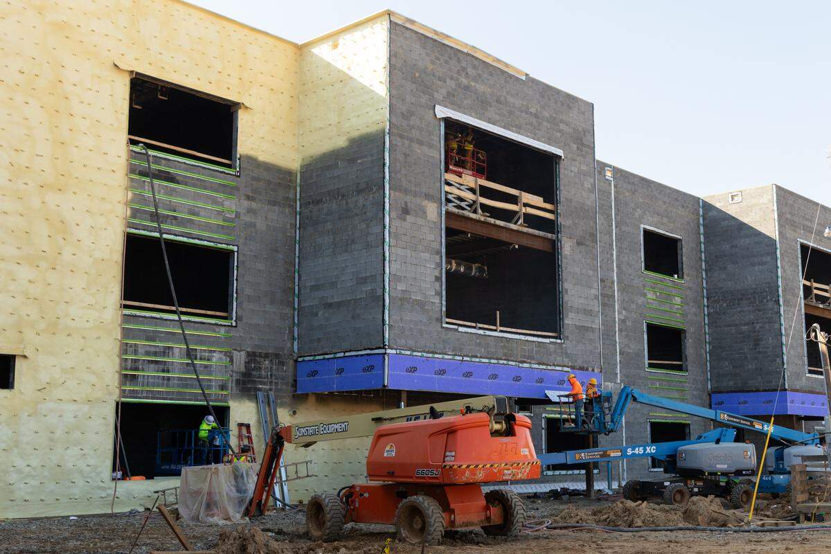 Irmo High School is under construction on Thursday, March 27, 2025. The new east wing of the complex will add new class rooms, a media center, dining area and offices for faculty and staff.