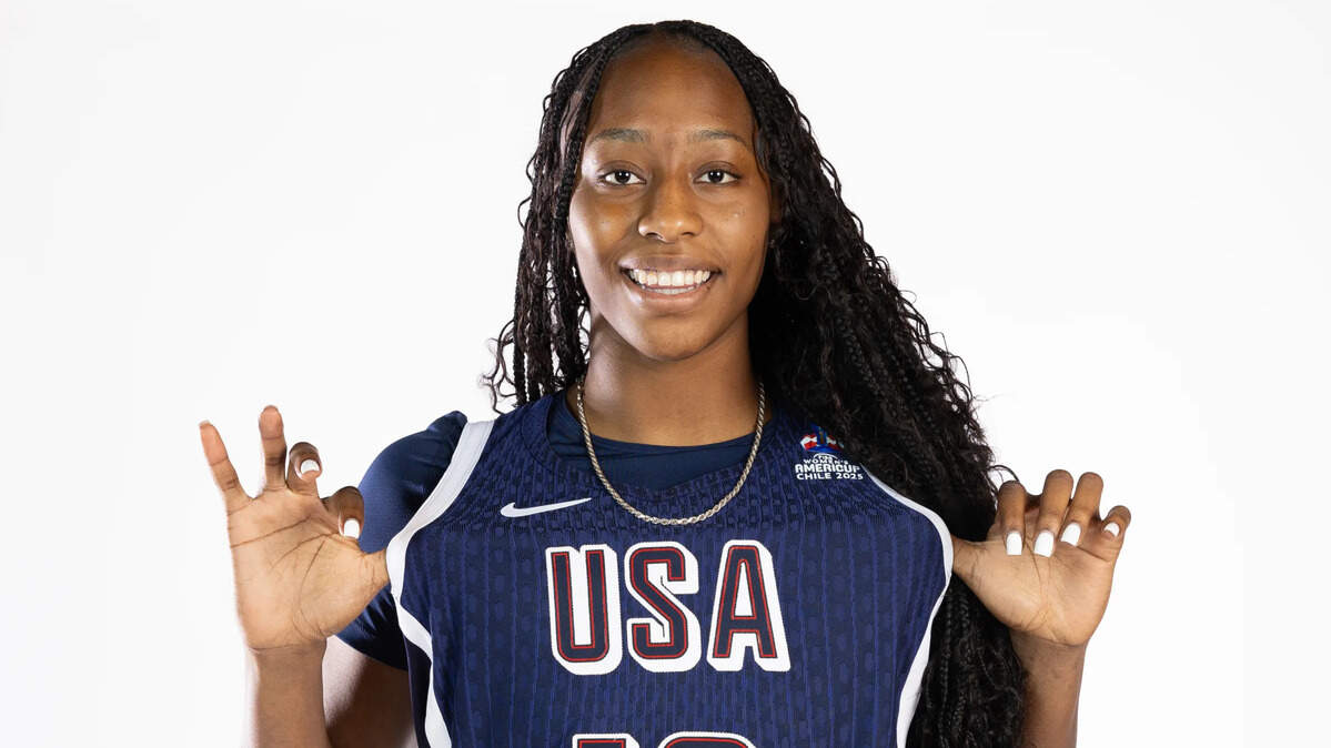 South Carolina WBB Joyce Edwards poses for Team USA