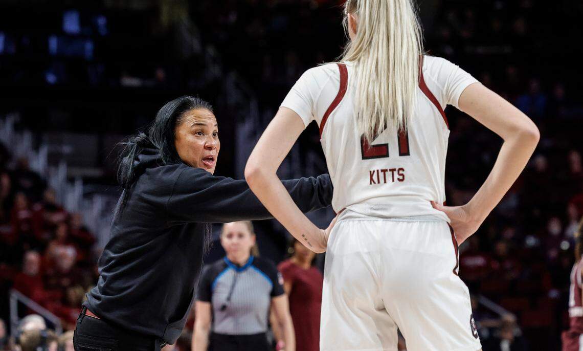Chloe Kitts joined the Gamecocks roster midseason.