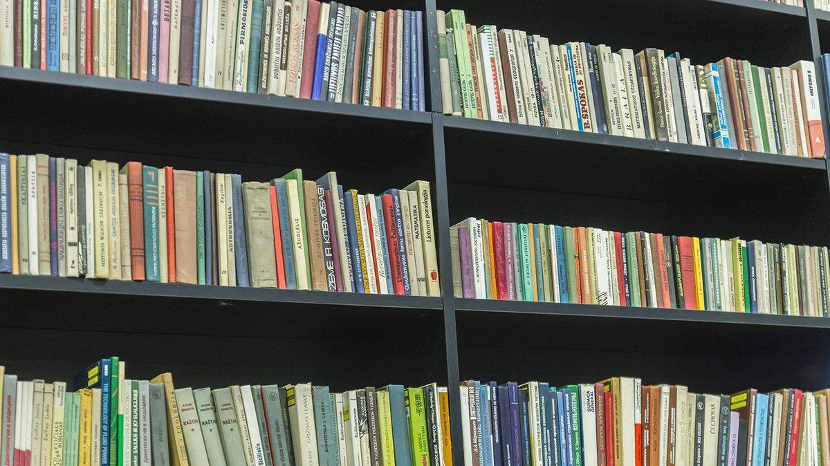 VILNIUS, LITHUANIA - APRIL 2018 - Bookshelves in the library with a huge number of books. Getty Images