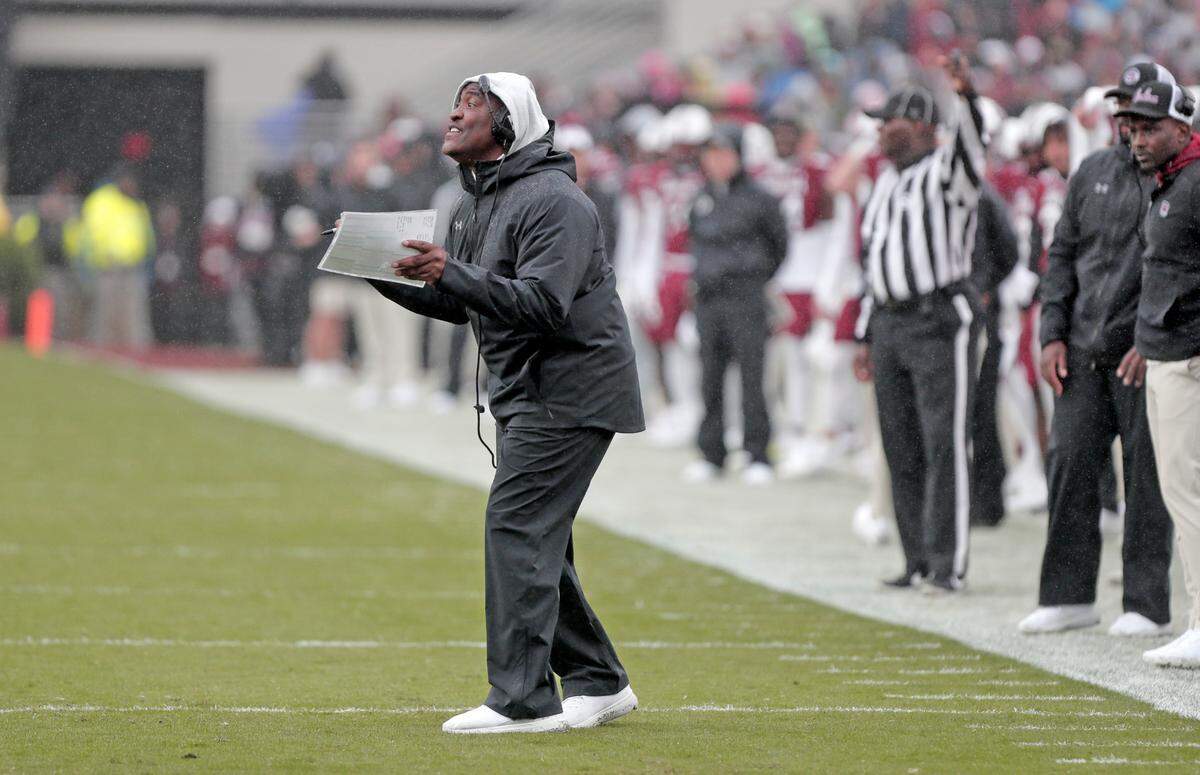 South Carolina’s Clayton White during the game against Vanderbilt on Saturday, Nov. 11, 2023 at Williams-Brice Stadium.